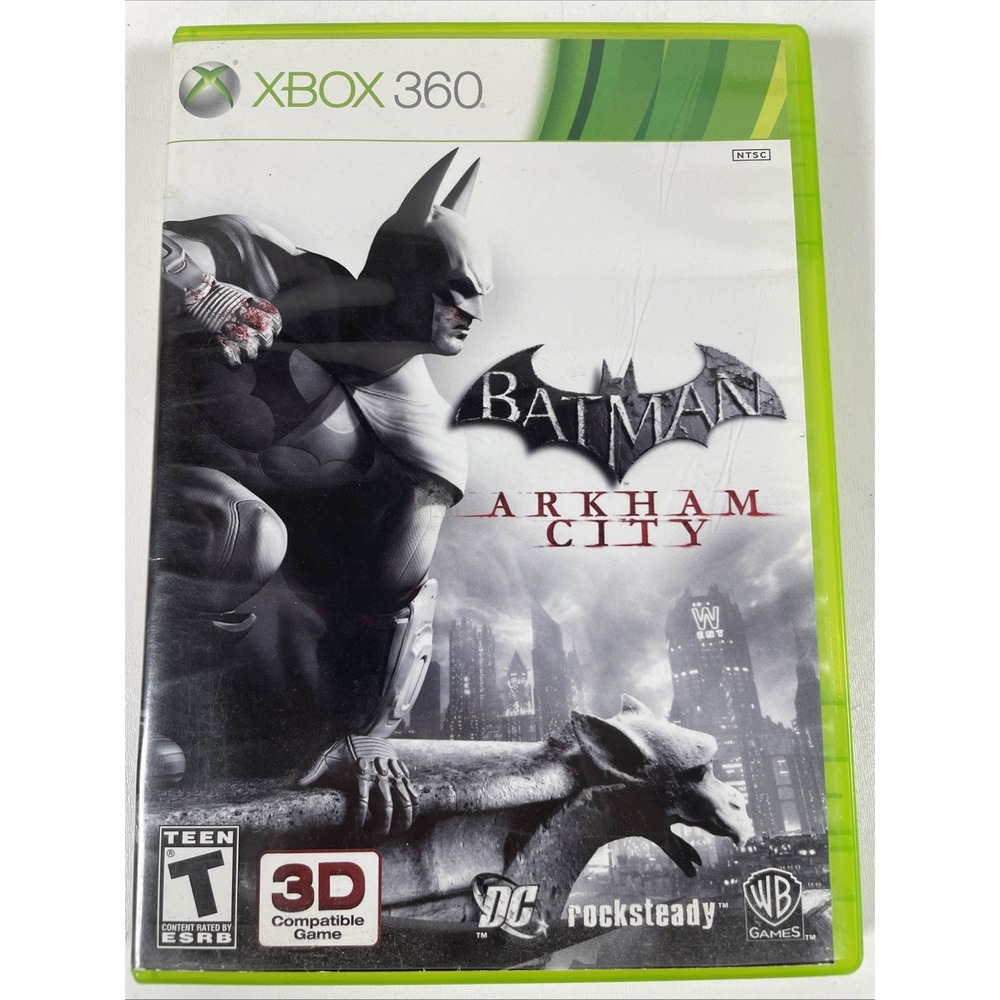 Batman Arkham City - Microsoft Xbox 360 Untested Fast Shipping Includes Manual
